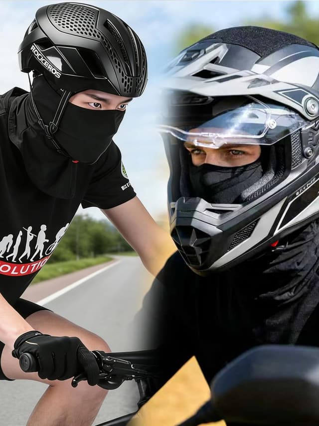 Detalle de COTOP Sturmhaube Motorrad Sommer – dünne Multifunktions-UV-Balaclava unter dem Helm