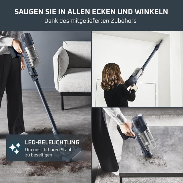 Detalle de Rowenta X-Pert 6.60 Akkustaubsauger RH6831EO (kabellos & beutellos) mit LED-Bürstenkopf