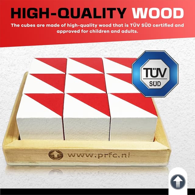 Thumbnail 5 de PrfcNL Blocchi di prova IQ 9 cubi in legno