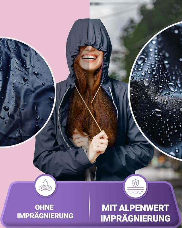 Detalle de Alpenwert Textil Imprägnierung 500 ml (LANGZEIT-ABPERL-Schutz) für Outdoor-Textilien, Schuhe und mehr