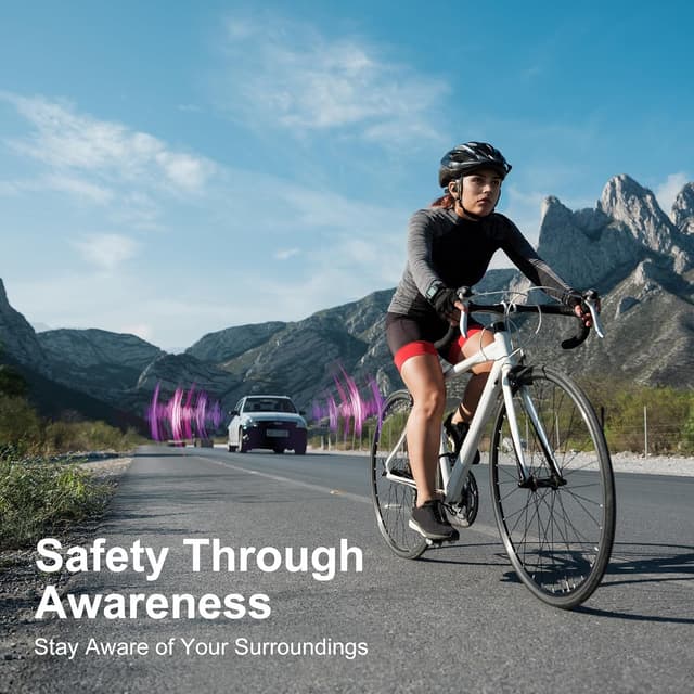 Detalle 2 de Nanajorwa Bone Conduction Swimming Headphones with IPX8, 32GB MP3 Player, Bluetooth 6.0 (Black)