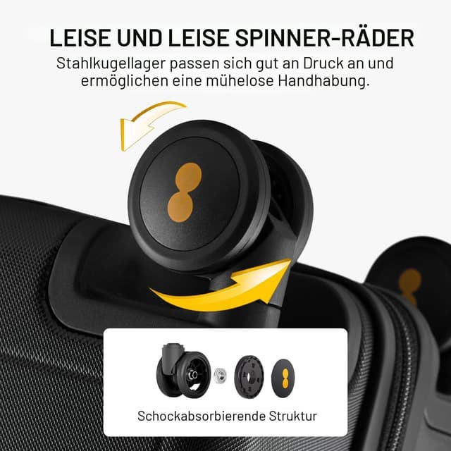 Thumbnail 2 de LEVEL8 Koffer Trolley Handgepäck 54,5 cm