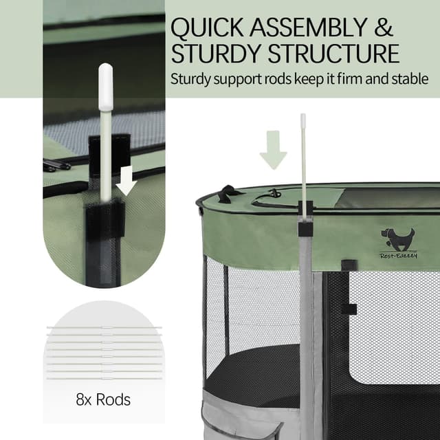 Thumbnail 3 de Rest-Eazzzy Dog Playpen M, Foldable Portable Playpen for Dogs