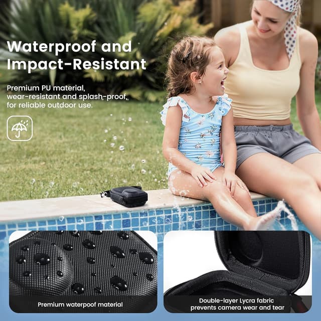 Detalle 2 de STARTRC PHOTO Osmo Nano Kamera Tasche – harte Schale mit Handgelenkriemen für DJI Osmo Nano Zubehör