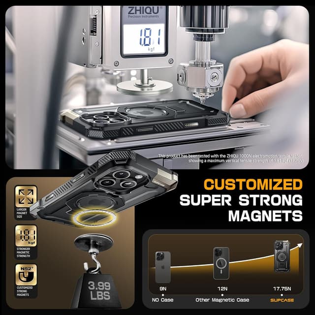 Detalle 2 de SUPCASE iPhone 16 Pro Max case 15FT drop