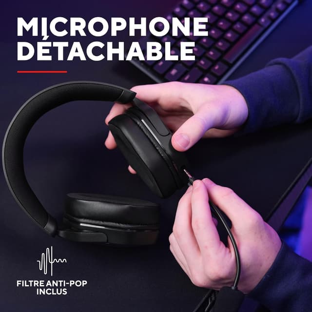 Detalle 2 de GXTrust 1492 Ravox Casque gaming 50 mm