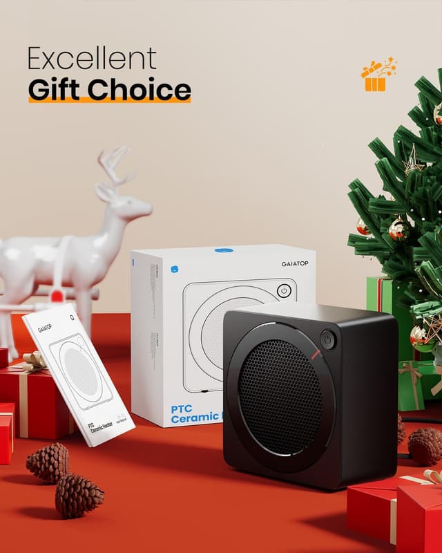 Thumbnail 6 de Gaiatop Mini Heizlüfter 500 W für Raumkomfort