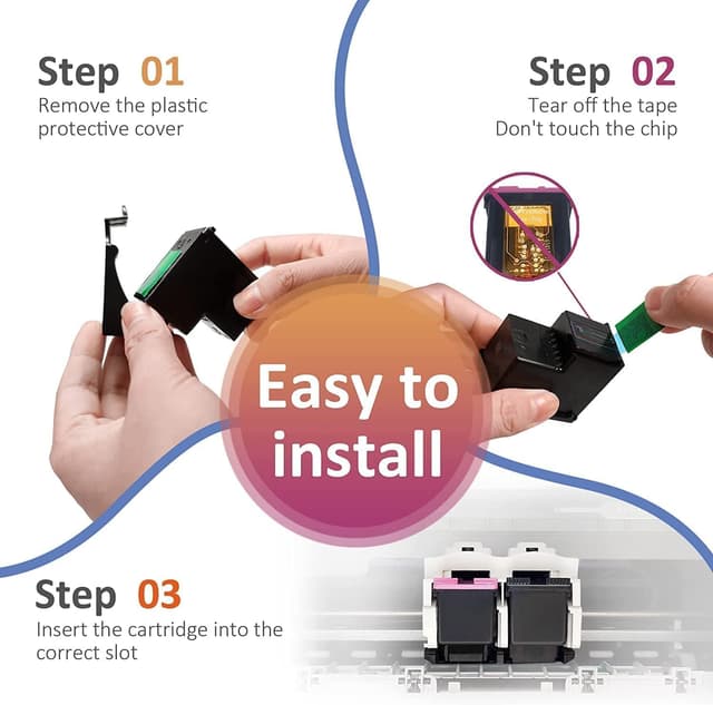 Thumbnail 6 de Cartucce a colori 301XL compatibili per stampanti HP (DeskJet, Envy, OfficeJet)