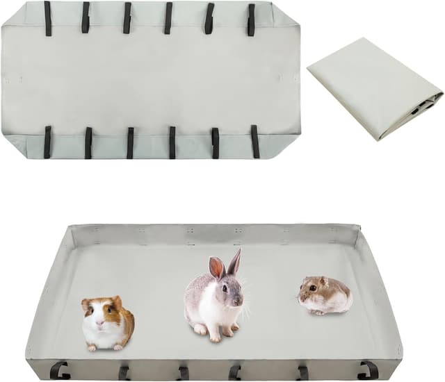 Detalle de XITVVyg washable guinea pig cage liners (waterproof PVC Oxford cloth) for C&C grids