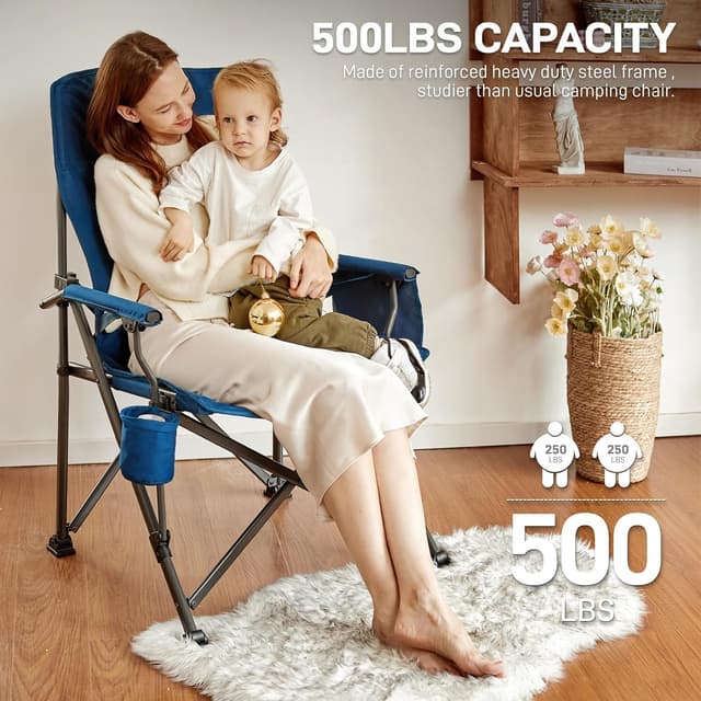 Detalle 2 de EVER ADVANCED Camping Chair XL up to 230KG