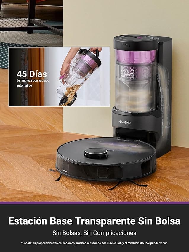 Thumbnail 1 de Eureka E20 Plus Robot Aspirador 🧹: Potente y Autovaciado