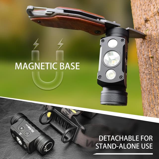 Thumbnail 3 de Wurkkos HD50 torcia frontale LED ricaricabile 4500