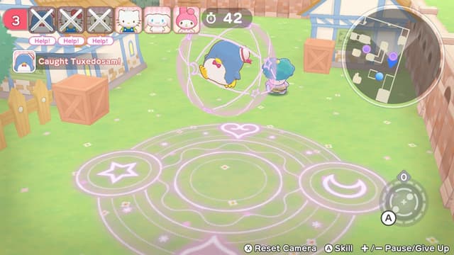 Detalle 2 de Hello Kitty and Friends: Freeze Tag Party für Nintendo Switch – Koop-Partyspaß mit Missionen