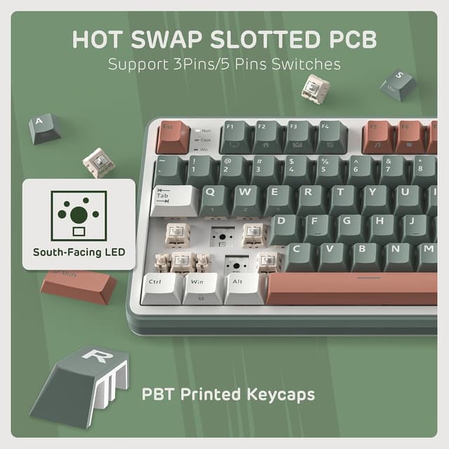 Thumbnail 5 de RK ROYAL KLUDGE S98 98-Key Wireless Mechanical Keyboard