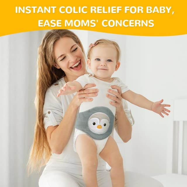 Thumbnail 6 de Ceinture ventrale chauffante Vicloon pour bébé avec bouillotte micro et doublure en argile naturelle