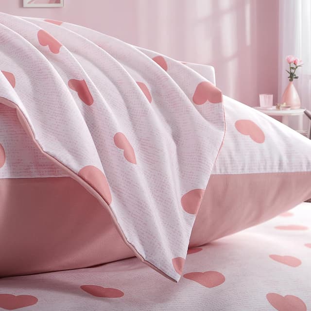 Thumbnail 5 de RUIKASI Bettwäsche 155x220 Rosa 2tlg