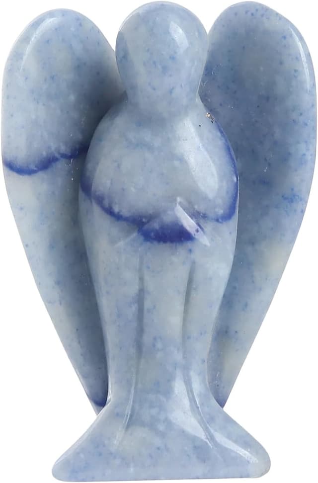 Thumbnail 3 de Lovionus89 Synthese Grünes Howlite-Türkis Wächter Engel 5CM