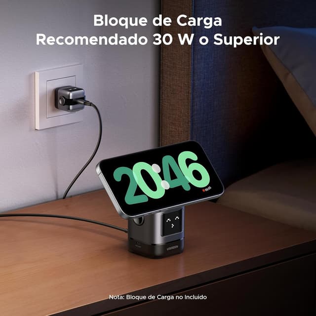 Thumbnail 8 de UGREEN UNO Qi2 15W: Cargador Inalámbrico Magnético 2 en 1 ⚡