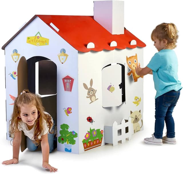 Detalle 1 de FEBER FEB06000 Casa infantil grande para pintar 🎲