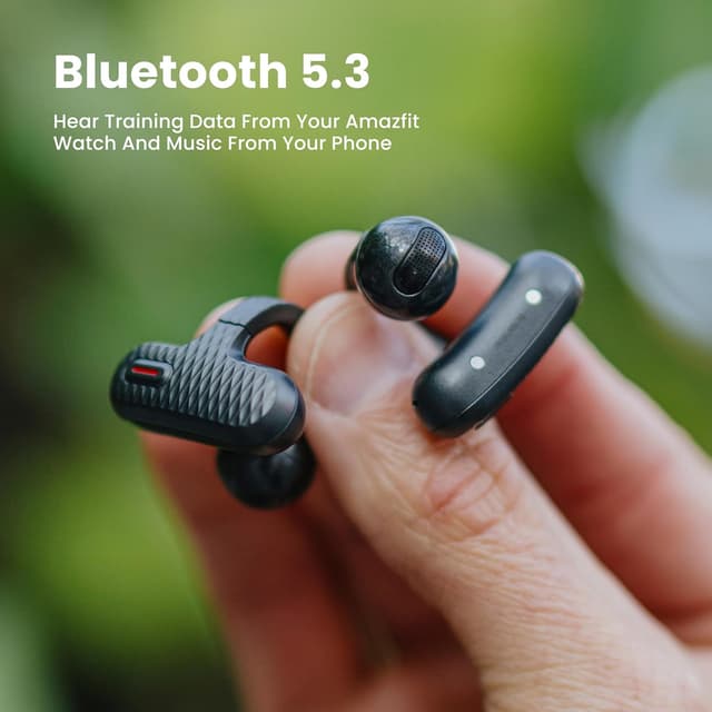 Detalle de Amazfit Up Open-Ear Bluetooth Headphones for Sports (IPX4, AI Noise Reduction)