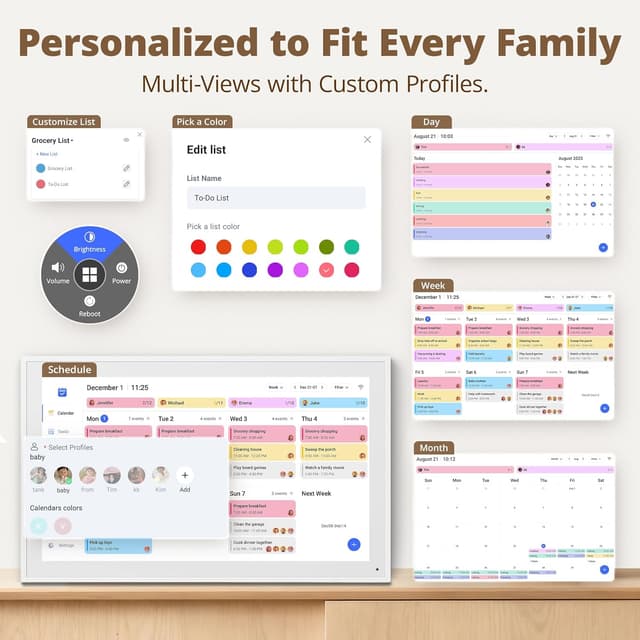 Thumbnail 5 de Dragon Touch 15.6 inch Digital Calendar
