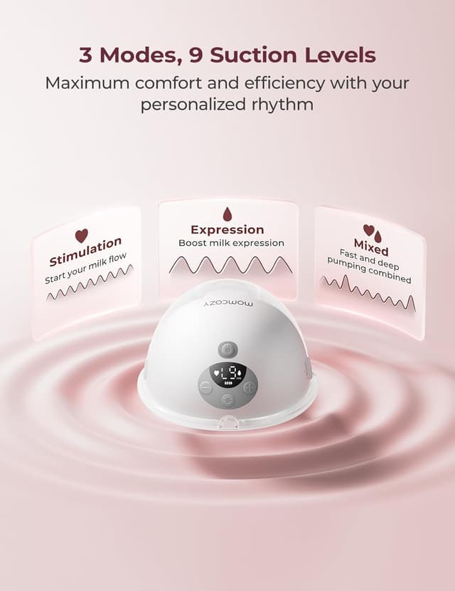 Detalle de Momcozy M5 wearable breast pump 24mm