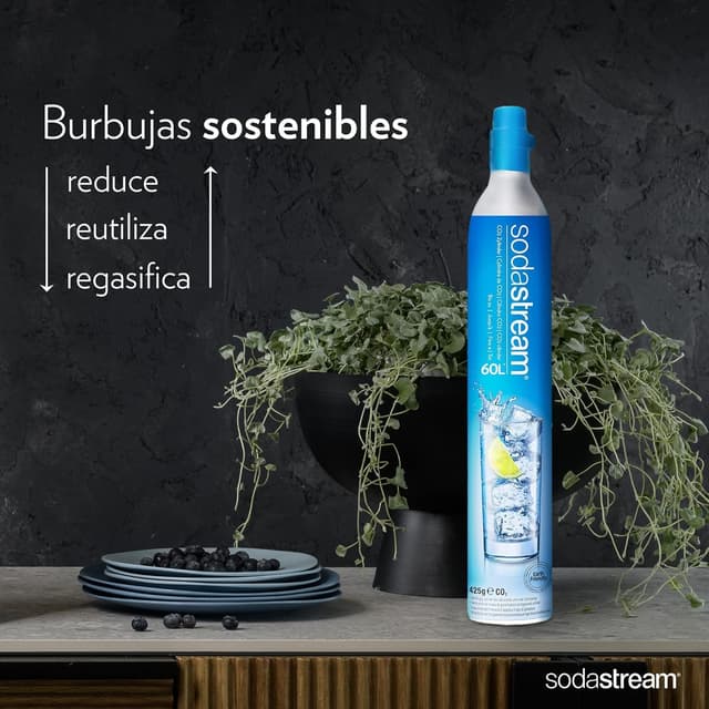Thumbnail 3 de SodaStream Cilindro de Gas Azul para Jet y Spirit, 60L 🧪