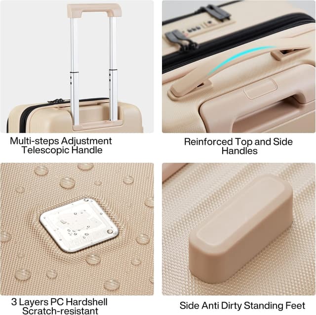 Thumbnail 6 de Hanke Cabin Luggage 20 Inch Expandable Case