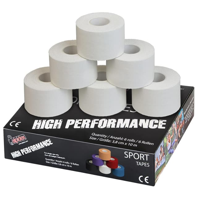 Imagen de ALPIDEX 6 Rollen Sport Tape Set 3,8 cm x 10 m en OfertitasTOP