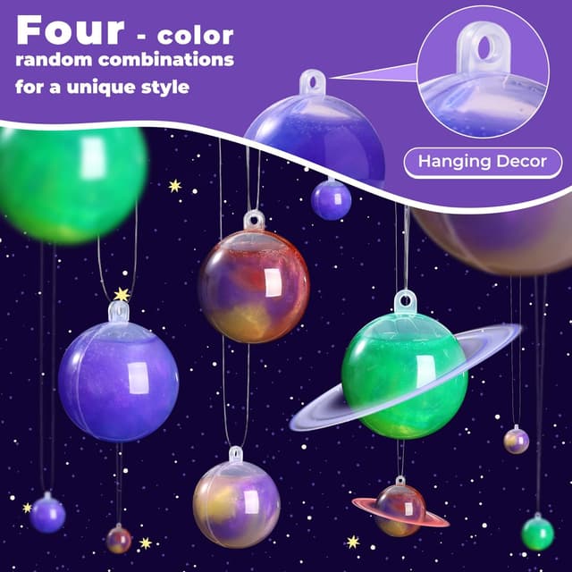 Detalle de Lot de 24 boules de slime Theefun (extensibles, non collants) pour fêtes et anti-stress