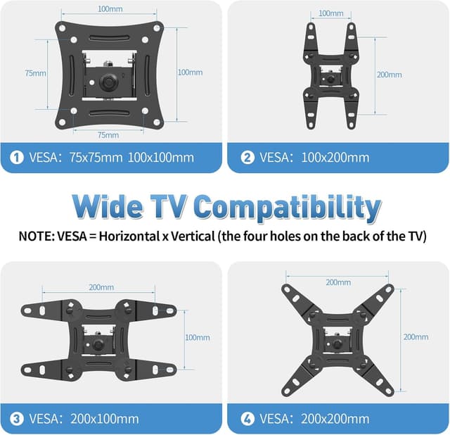 Thumbnail 4 de Full Motion TV Wall Mount 44 lbs