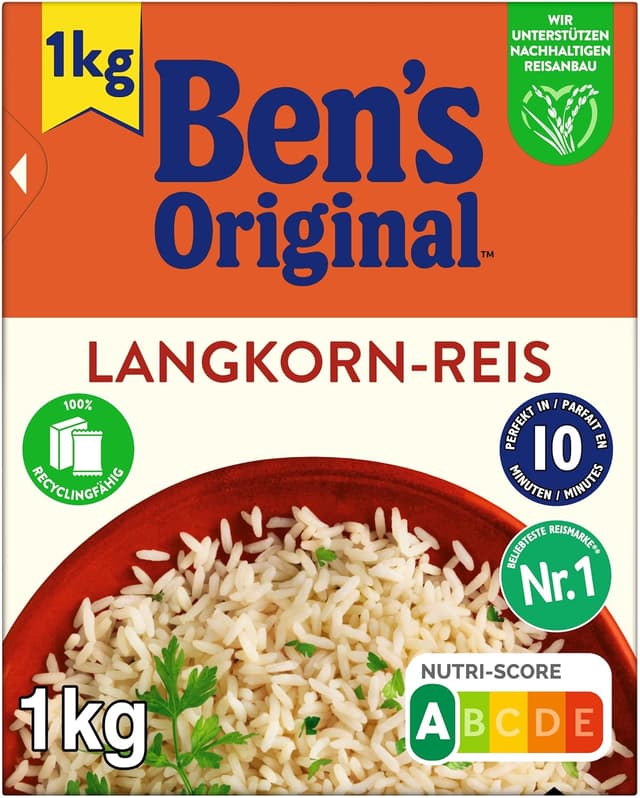 Thumbnail 1 de BEN'S ORIGINAL Langkorn Reis 10-Minuten 6x1kg