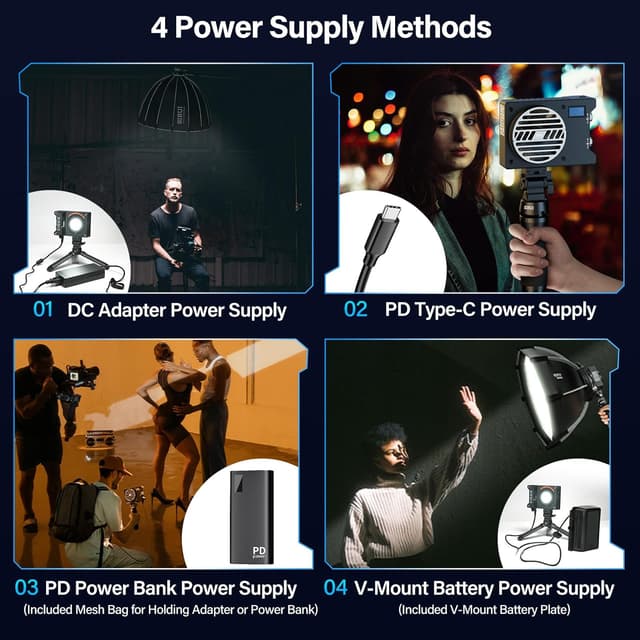 Thumbnail 3 de SIRUI C150X 150W Luce video bicolore