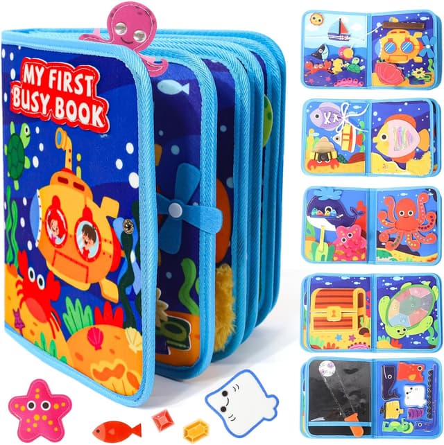 Imagen de LZDMY Libro Montessori para Niños 1 2 3 Años en OfertitasTOP