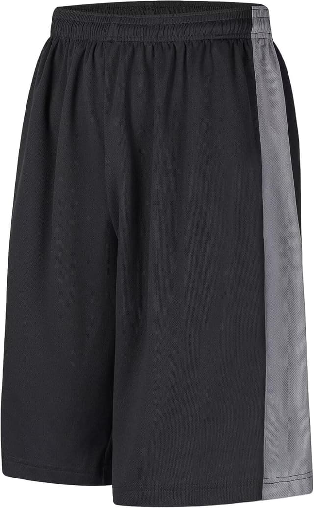 Thumbnail 6 de LukBerd Men’s Long Athletic Shorts for Basketball & Gym (Camo, Quick-Dry with Pockets)