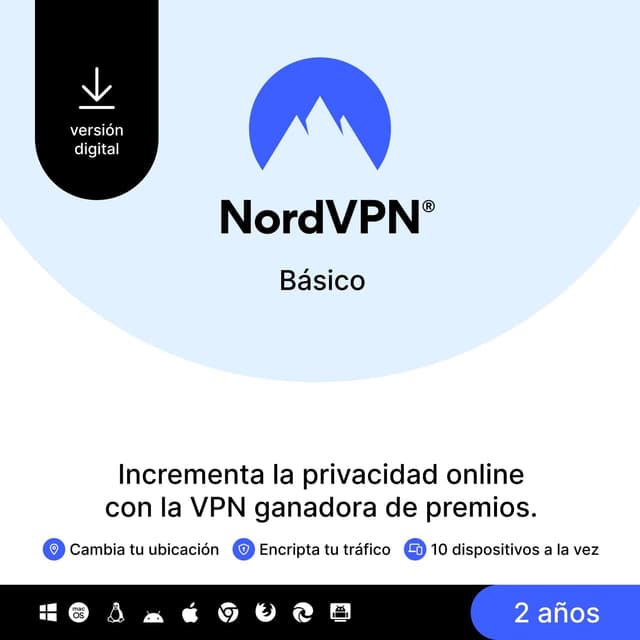 Thumbnail 5 de NordVPN Básico VPN 10 Dispositivos
