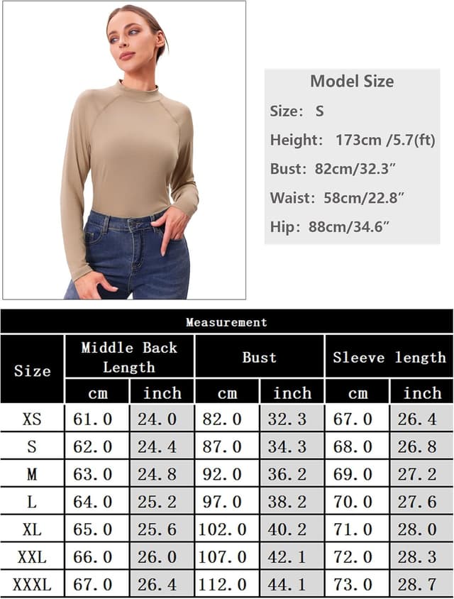Detalle 2 de Terecey Haut thermique femme à col rond sous pull manches longues