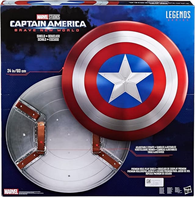 Detalle 2 de Marvel Legends - Escudo del Capitán América 🛡️ para Juego de Rol