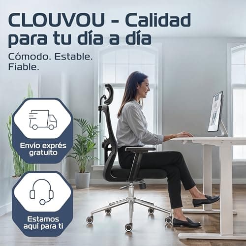 Thumbnail 7 de CLOUVOU BrightSeat silla ergonómica 150 kg