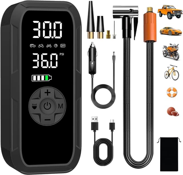 Imagen de Vulisox Corded/Cordless Tyre Inflator 150 PSI en OfertitasTOP