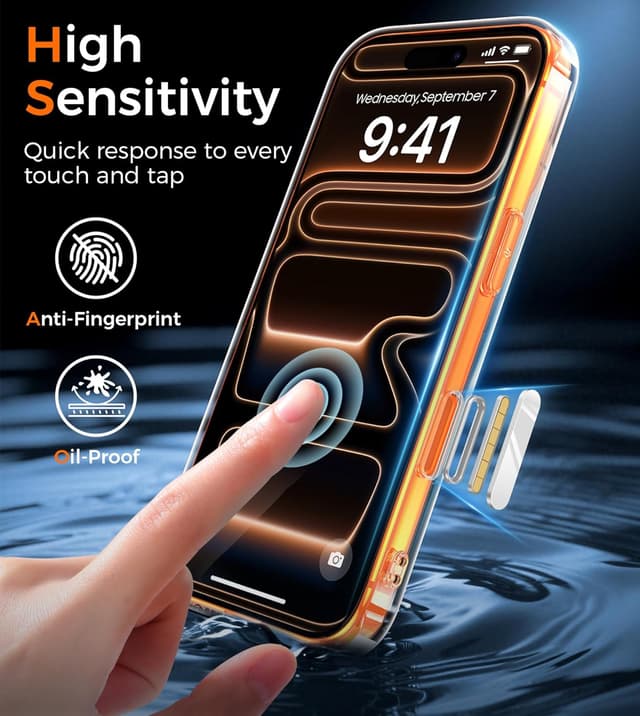 Detalle de Coque Guisessy 3 en 1 magnétique pour iPhone 17 Pro (6,3 pouces) compatible MagSafe