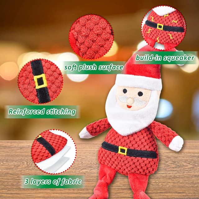 Thumbnail 1 de Jouets couineurs LECHONG pour chien, lot de 4