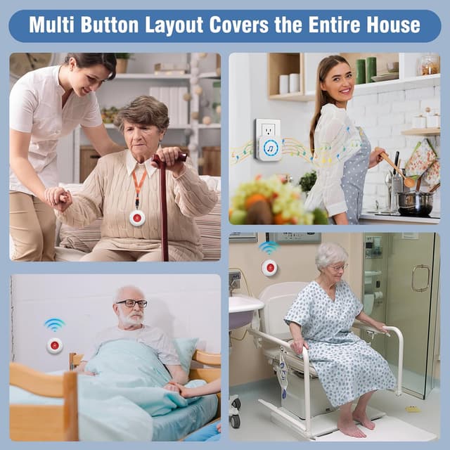 Thumbnail 5 de Personal Alarm Call Button 500 ft range 🚨