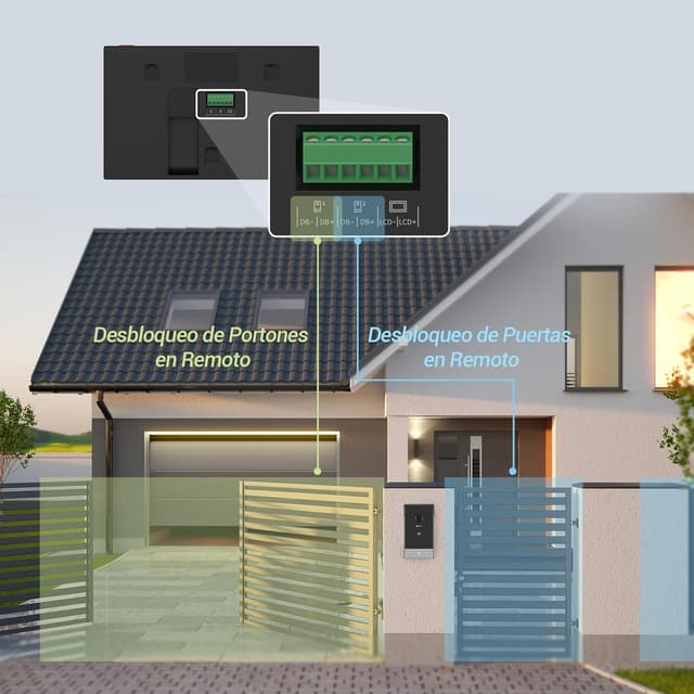 Detalle de EZVIZ 2K Timbre Videoportero con Pantalla Táctil y Wi-Fi 📹