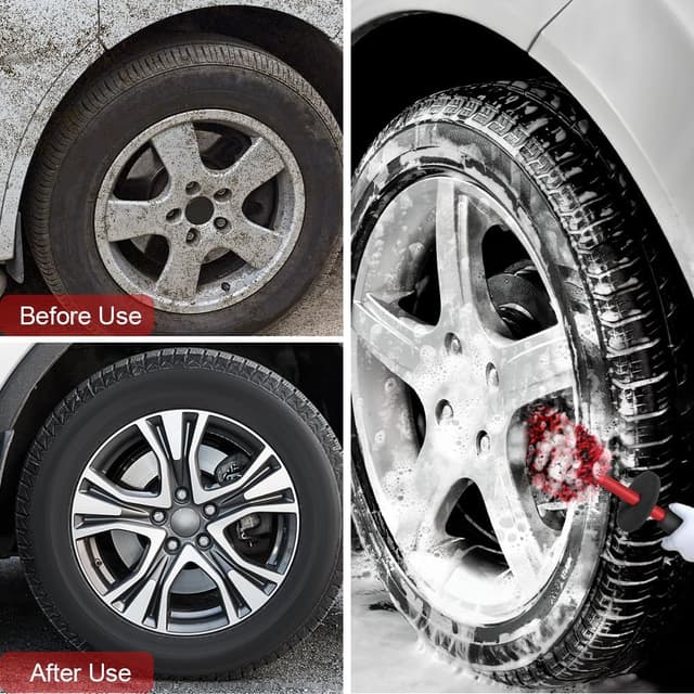 Detalle 2 de vsshe Brosse jantes 40 cm pour roues