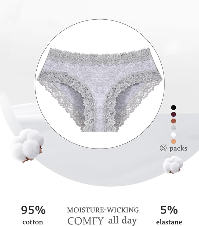 Thumbnail 5 de All Of She calzoncillos algodón 6 pack
