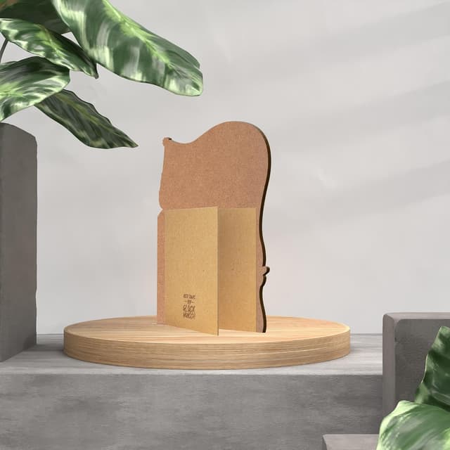 Thumbnail 4 de Lustige Geburtstagskarte Trump Birthday Holzkarte