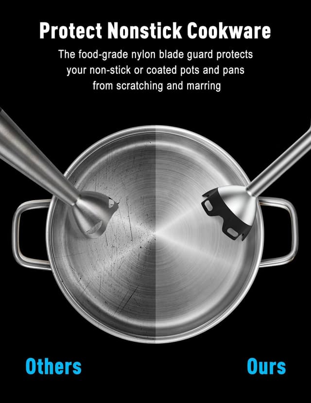 Thumbnail 4 de 1000W Immersion Blender with 25 Speeds ⚡