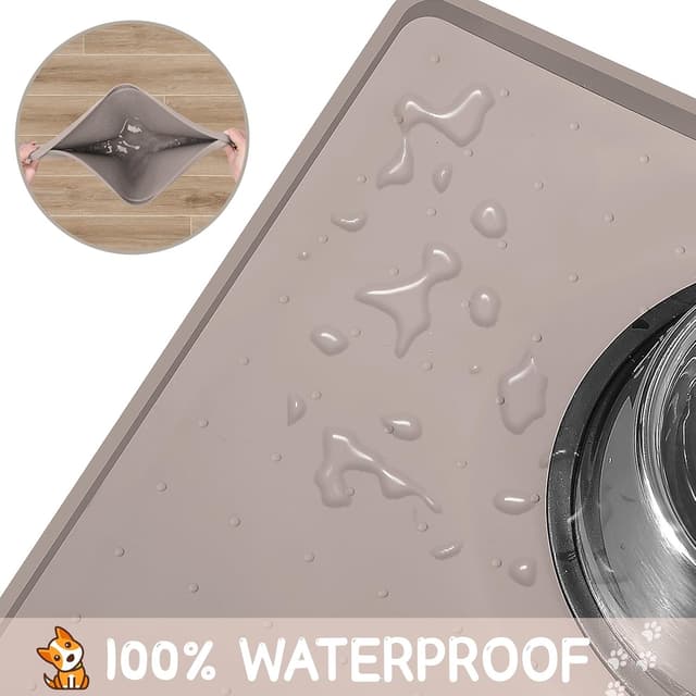 Thumbnail 3 de MateeyLife Silicone Pet Food Mat 22x14