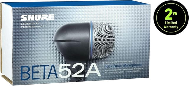 Detalle 2 de Shure BETA 52A Kick Drum Microphone (Supercardioid Dynamic) with Locking Stand Adapter